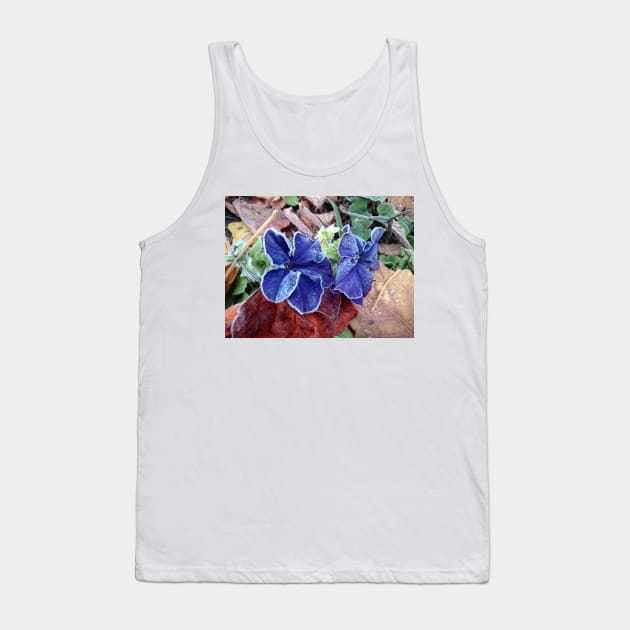 Petunia in hoarfrost Tank Top by Gourmetkater